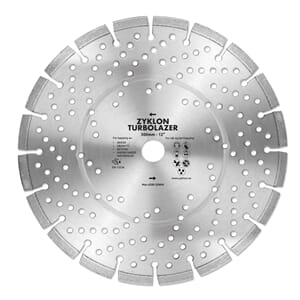 Zyklon Turbolazer 12"/300 mm skifer-granitt-betong