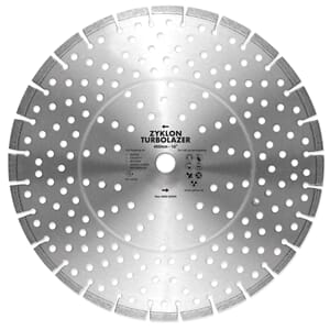 Zyklon Turbolazer 16"/400 mm skifer-granitt-betong